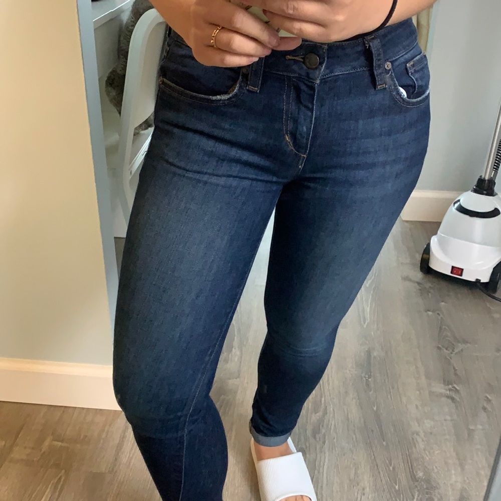 Joe’s Dark Blue Skinny Ankle Jeans Sz 26